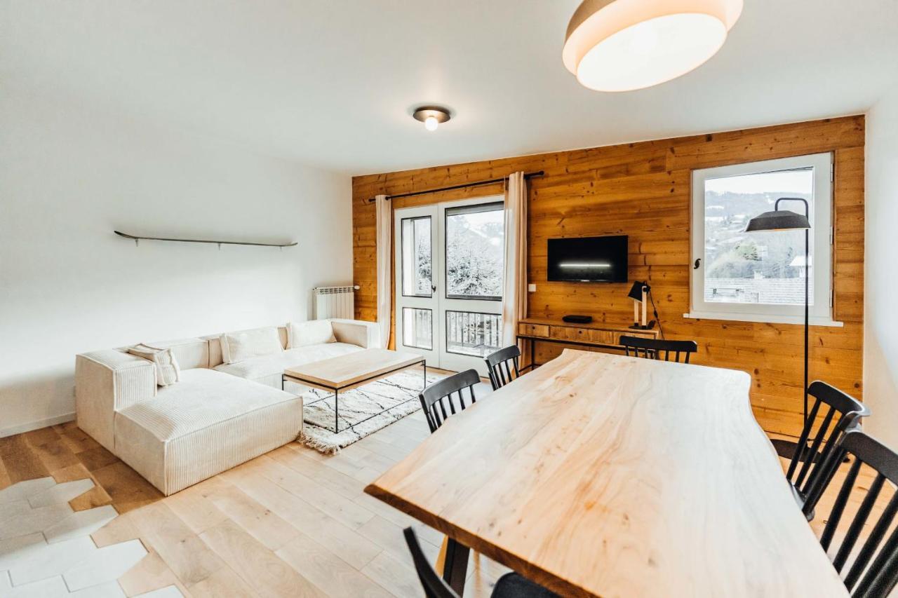 Spacious Apartment Completely Renovated By An Architect Сен-Жерве-Ле-Бэн Экстерьер фото